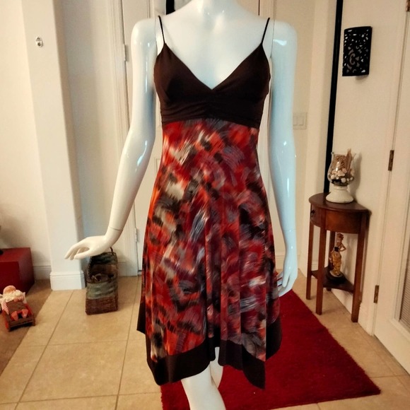 chico Dresses & Skirts - Chico spaghetti strap high low dress size Small